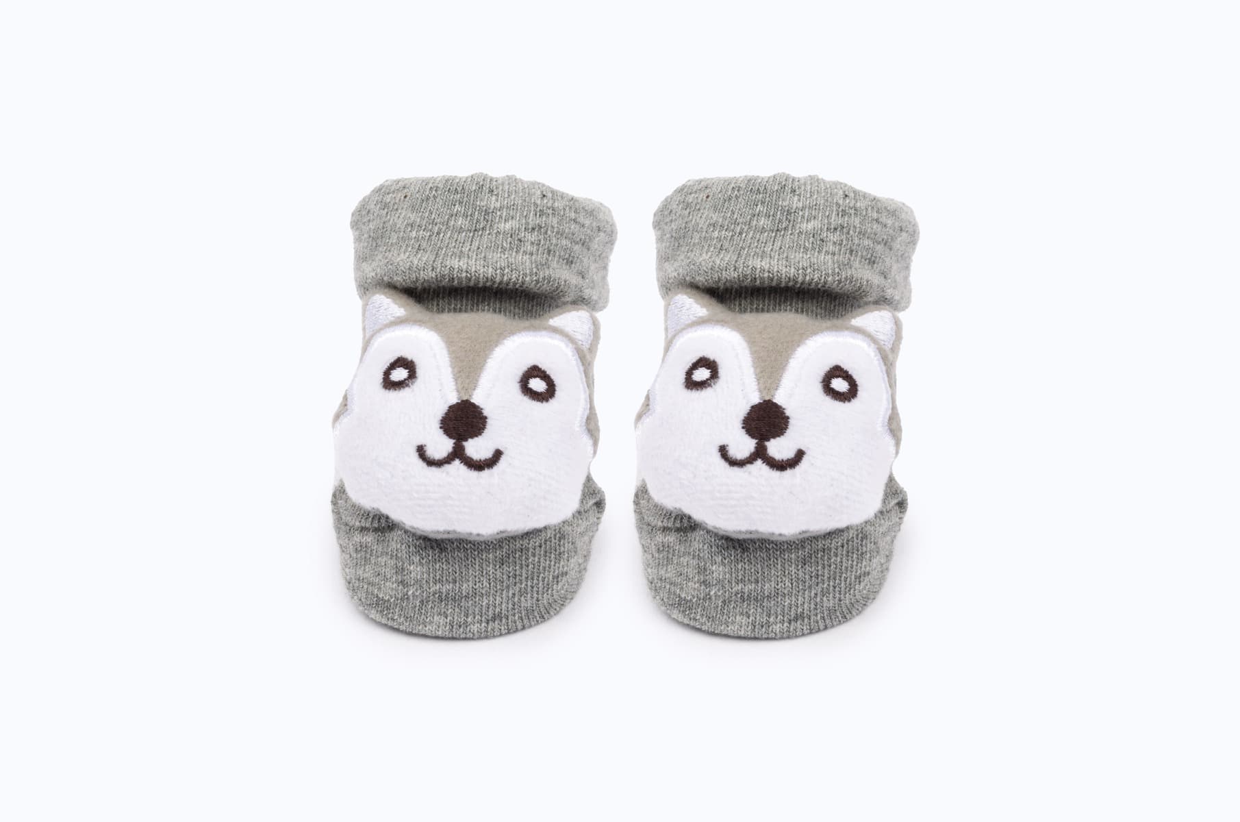 Baby"s Fox Socks Gray