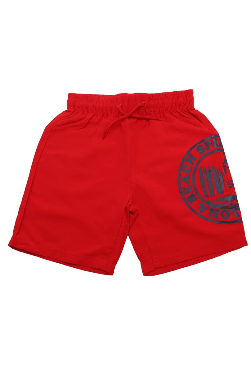 Boy"s Swim Trunk Red
