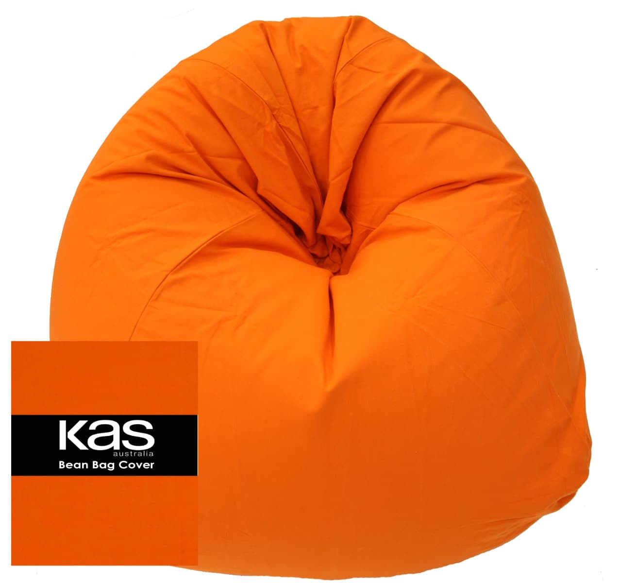 Canvas Beanbag Orange Cover