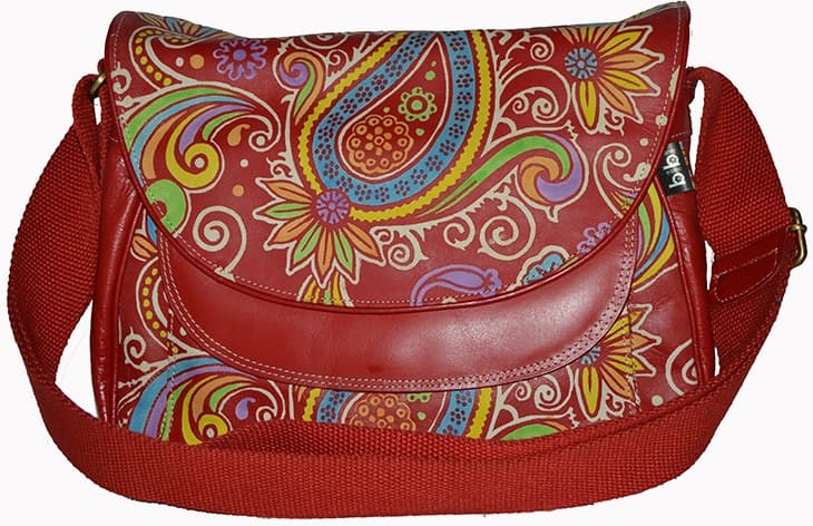 Paisley Red Handbag