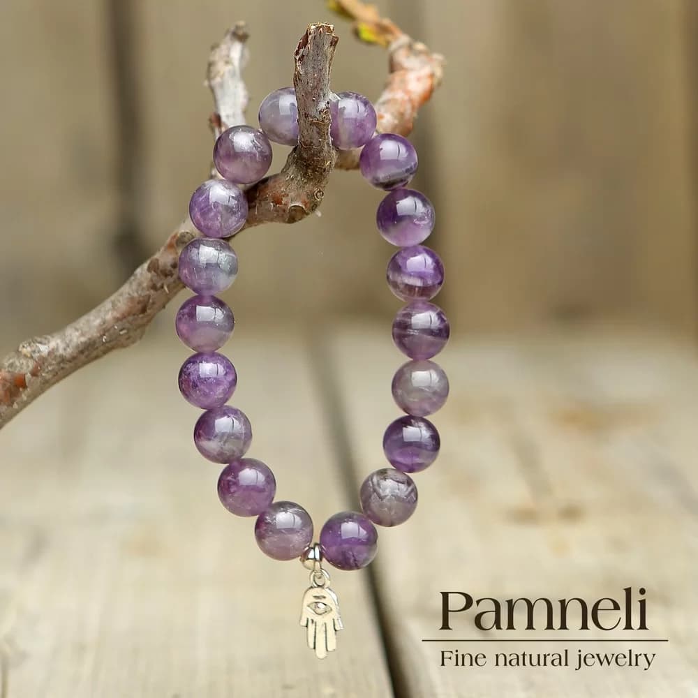 Amethyst Angel Bracelet