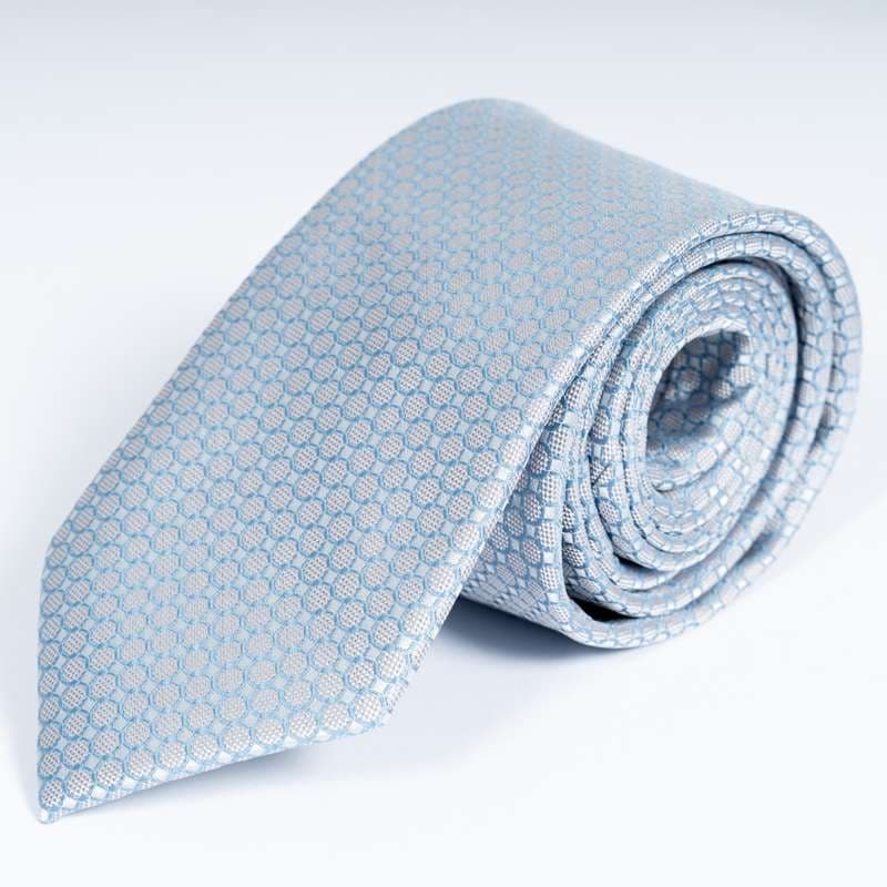 Light Blue Patterned Tie