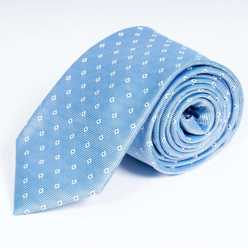 Blue Graphic Tie-3
