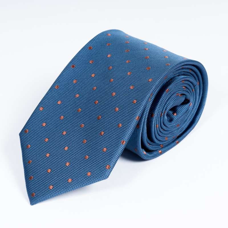 Navy Dotty Tie