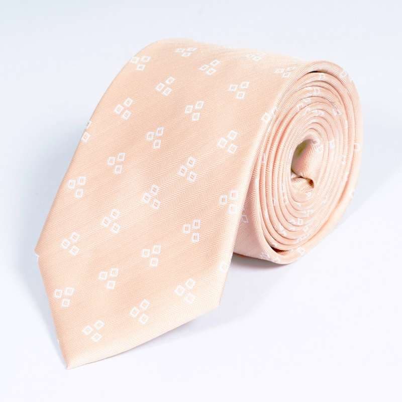 Beige Graphic Tie-3