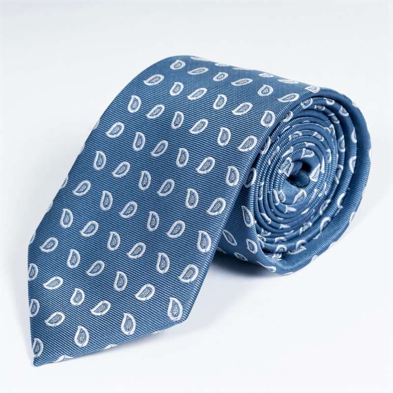 Blue Graphic Tie-1