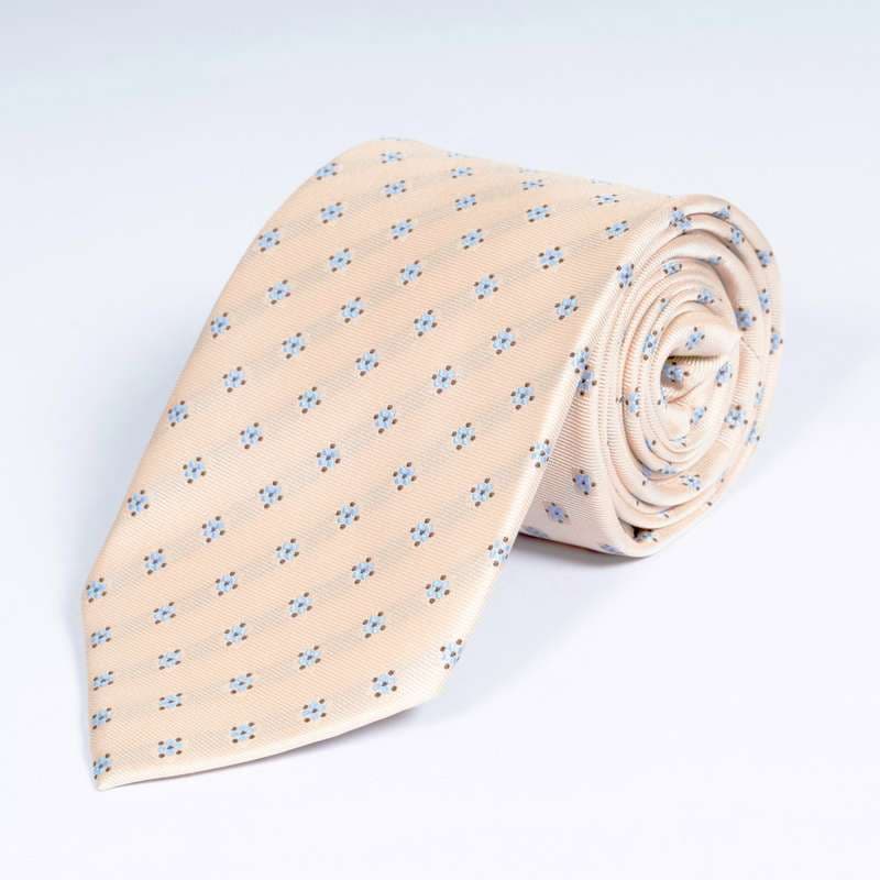Beige Graphic Tie-1