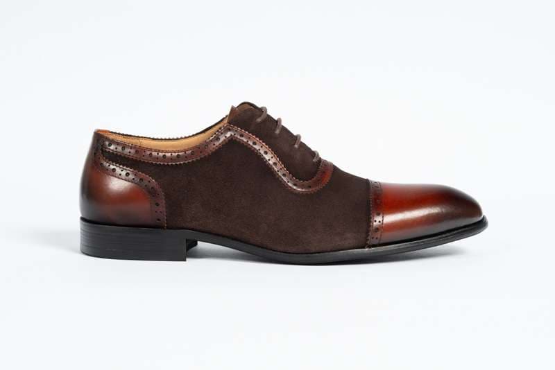 Coffee Oxford Lace-up Loafer