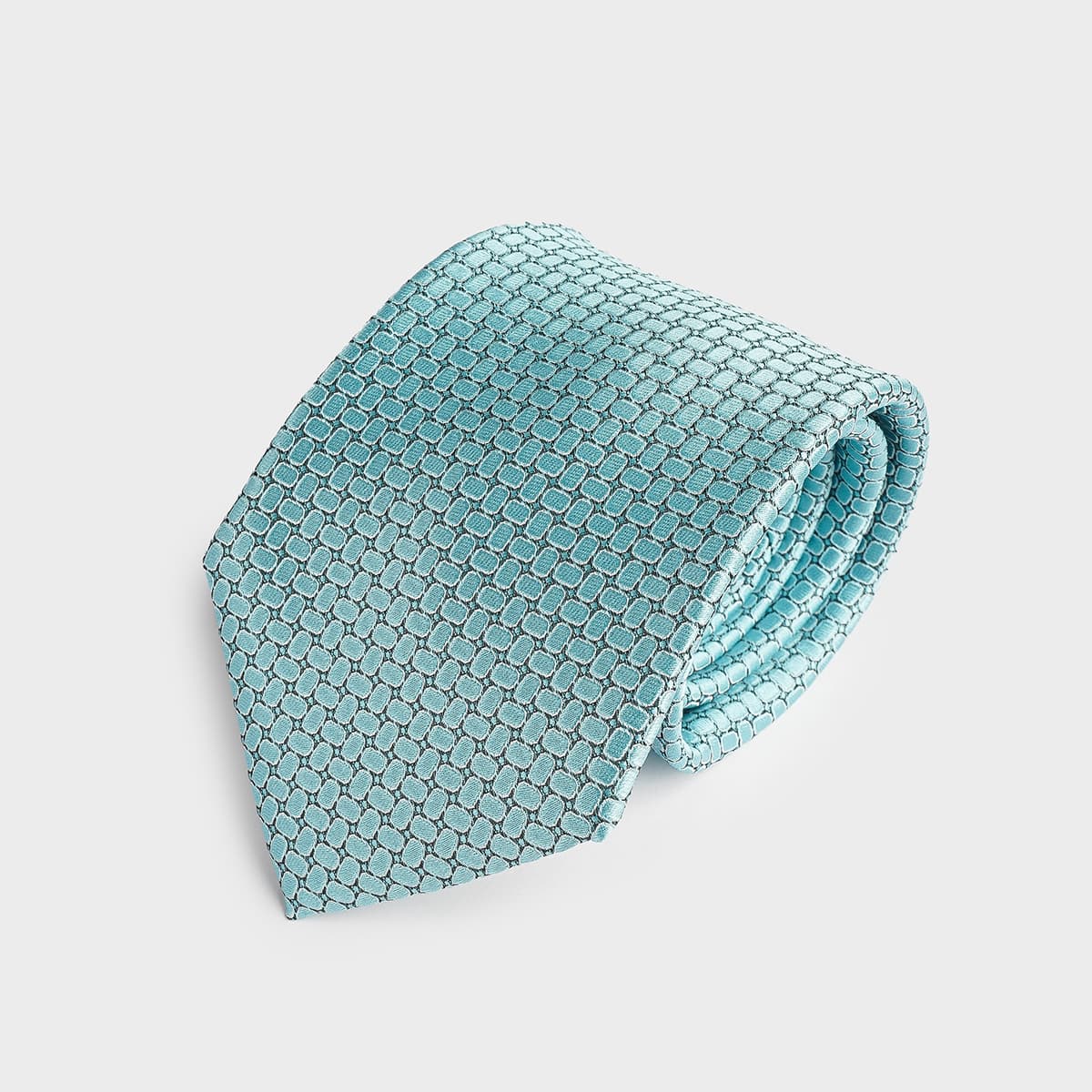 Aqua Graphic Tie