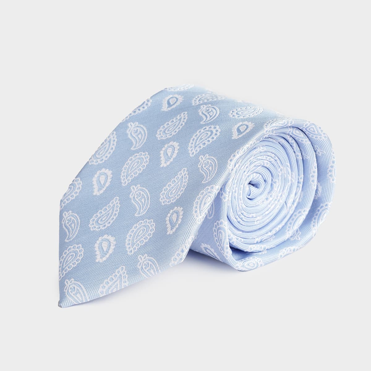 Light.Blue Graphic Tie