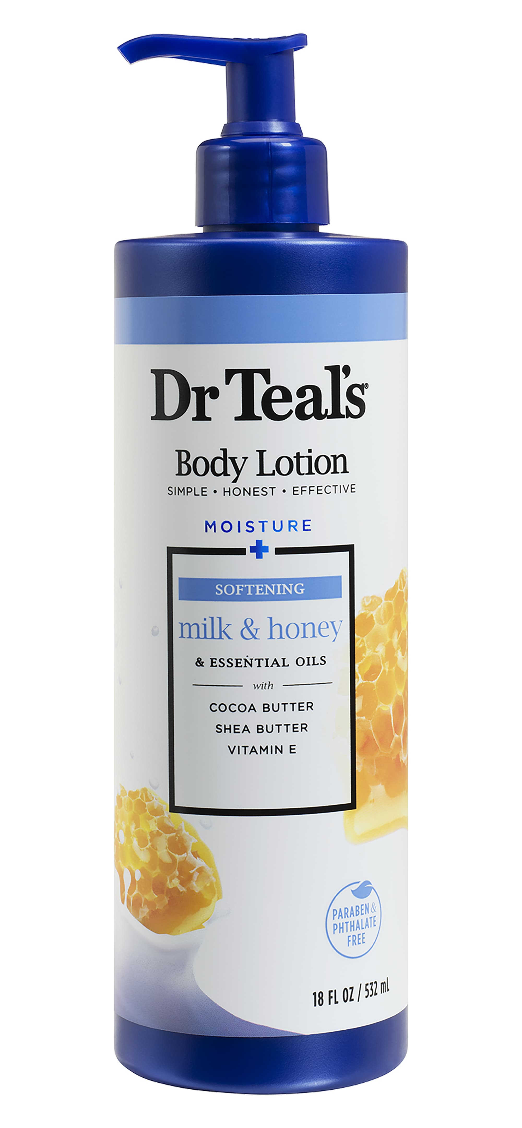 Dr Teals Body Lotion Milk & Honey 532 Ml