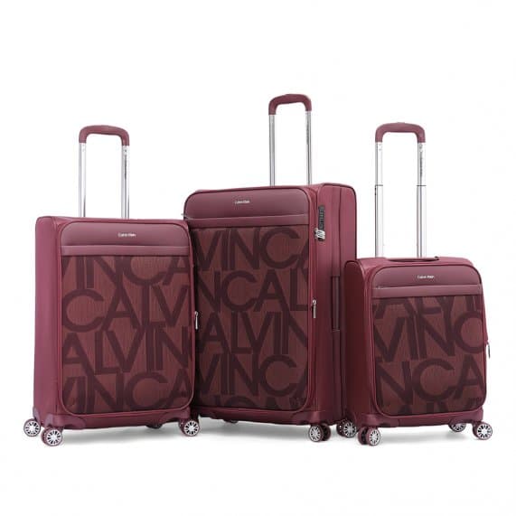 Calvin Klein Gabriana Luggage Large Size Red color
