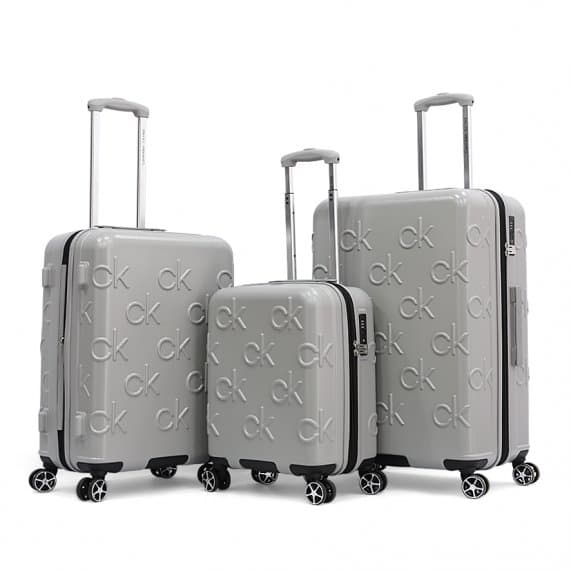 Calvin Klein Insignia Luggage Large Size Grey color