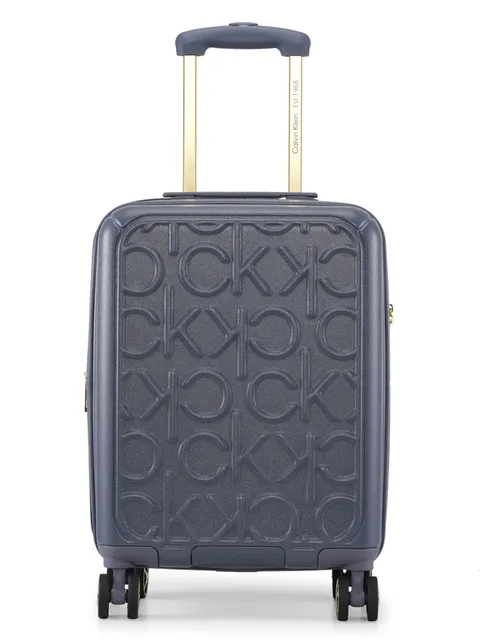 Calvin Klein Big Monogram color Denim Small Size Luggage