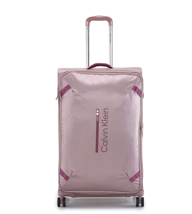 Calvin Klein Rock Away Luggage Large Size Rose color