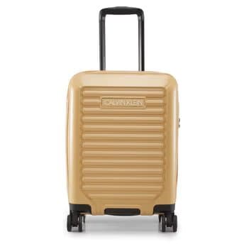 Calvin Klein Odyssey Luggage Cabin Size New Wheat color