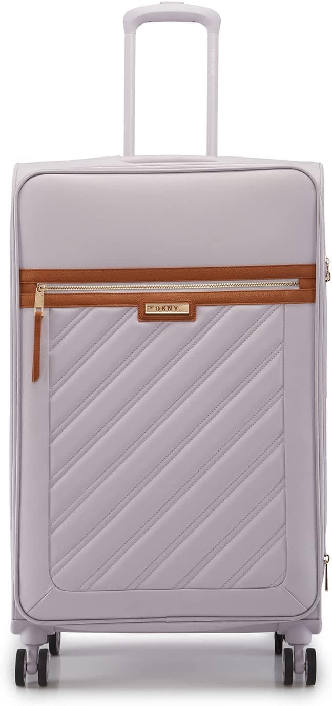 DKNY SWEET DREAMS Lavender Luggage - Large Size Lightweight Spinner Suitcase with TSA Lock