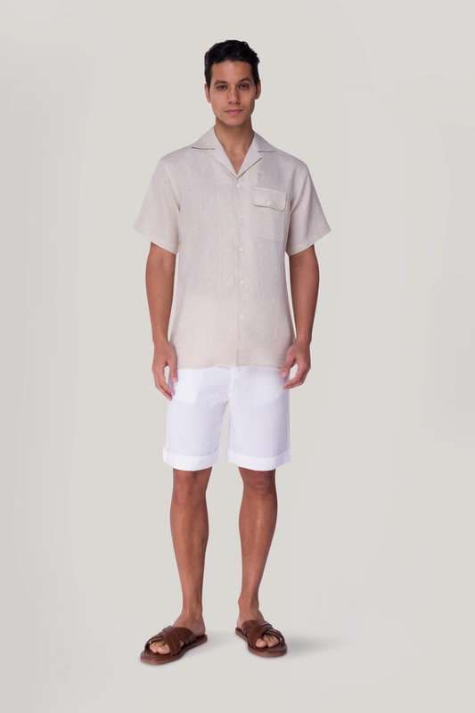 Men Cigar Lapel Shirt