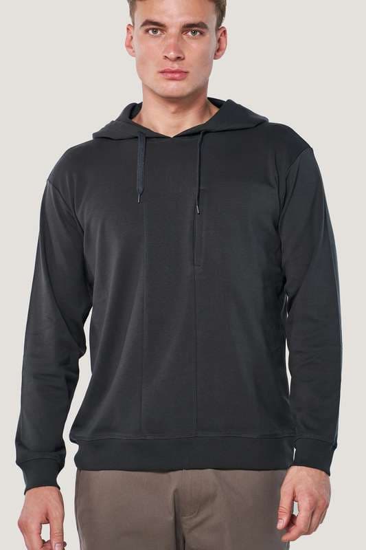 Men Pocket Zip Hoodie