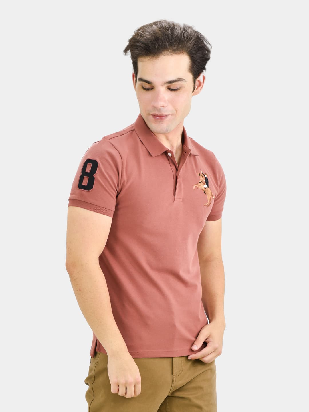 Men"s Polo-lycra polo