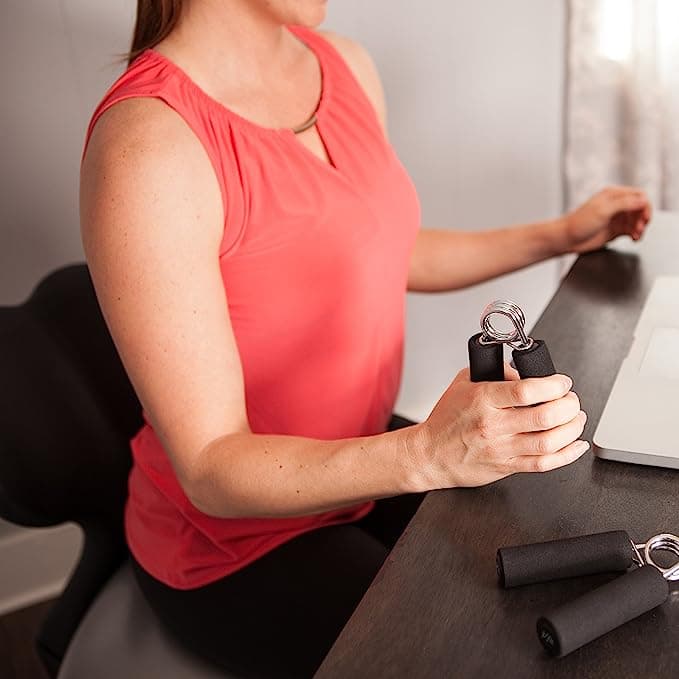 Hand Grip Strengthener with Foam Handle, Hand Gripper for Men & Women for Gym Workout , Finger Exercise Power Gripper