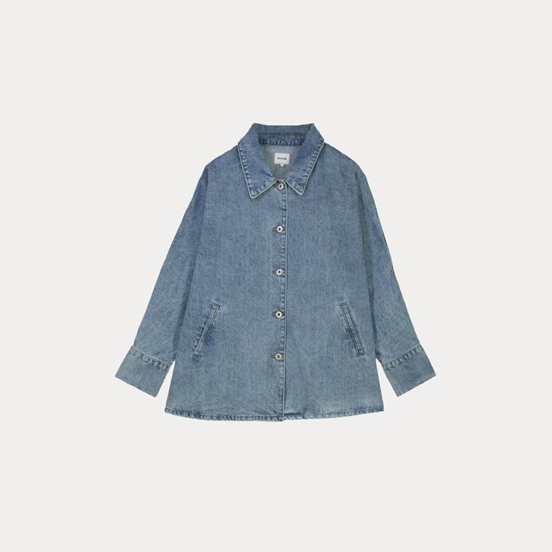 DENIM JACKET-LIGHT BLUE DENIM