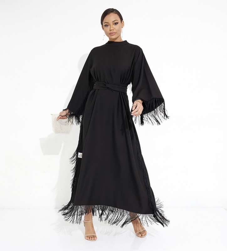 Fringe Abaya