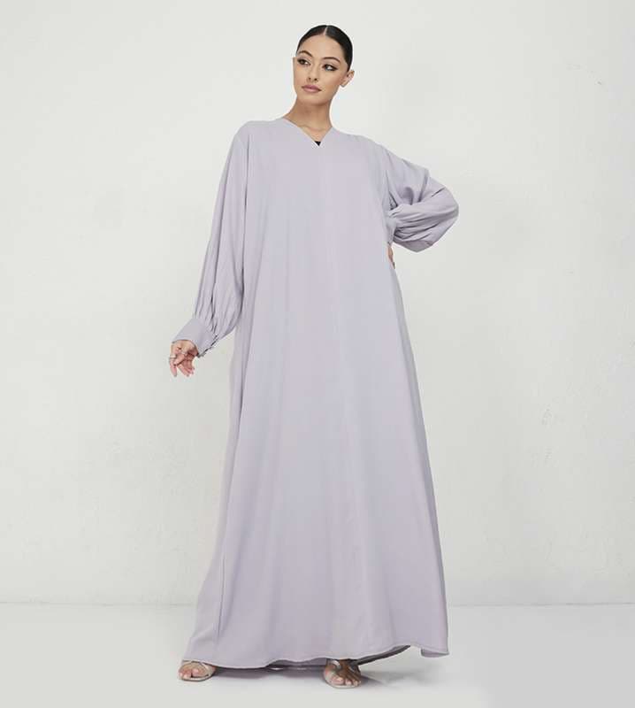 Gray Abaya