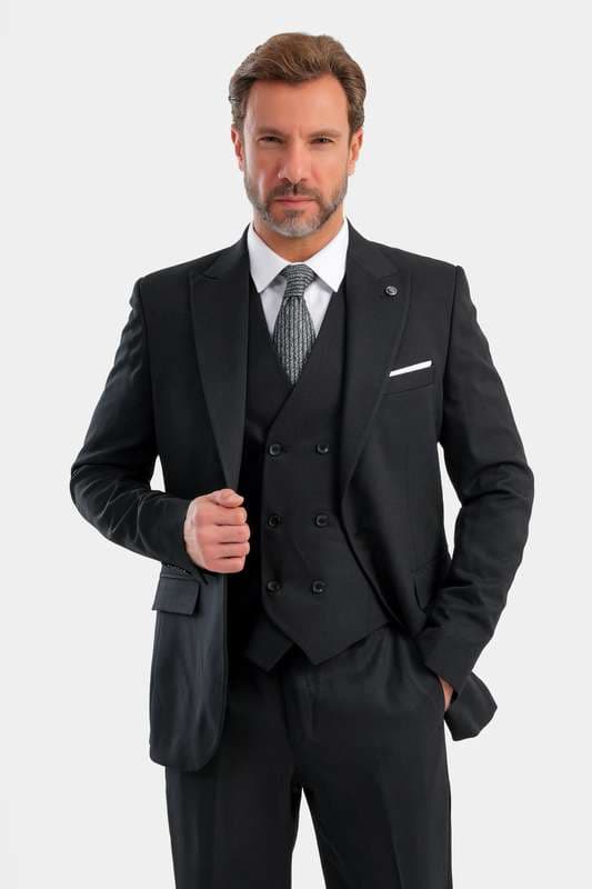 Men"s suits Black-Suits67953