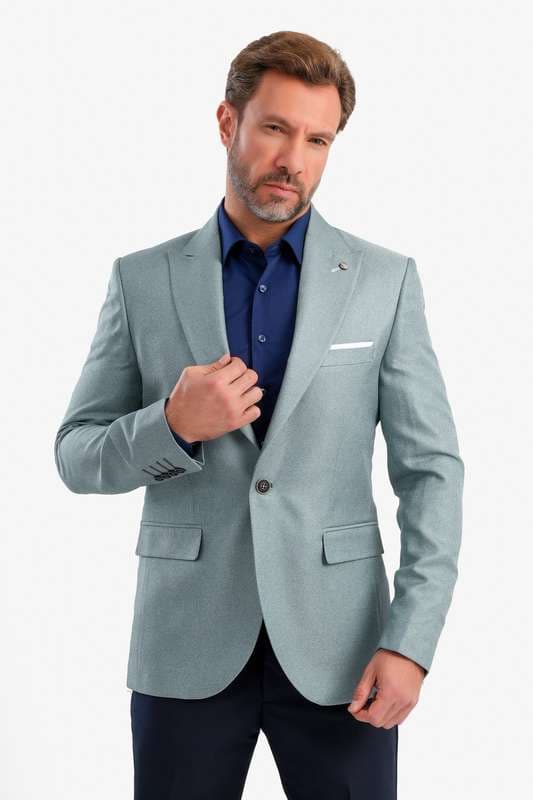 Men Blazer Pistachio - Blzr66721