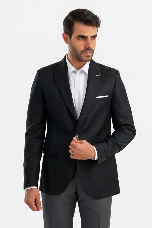 Men Blazer Black - Blzr66826