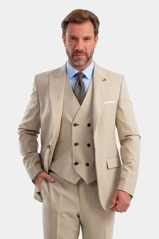 Men"s suits Beige-Suits67973