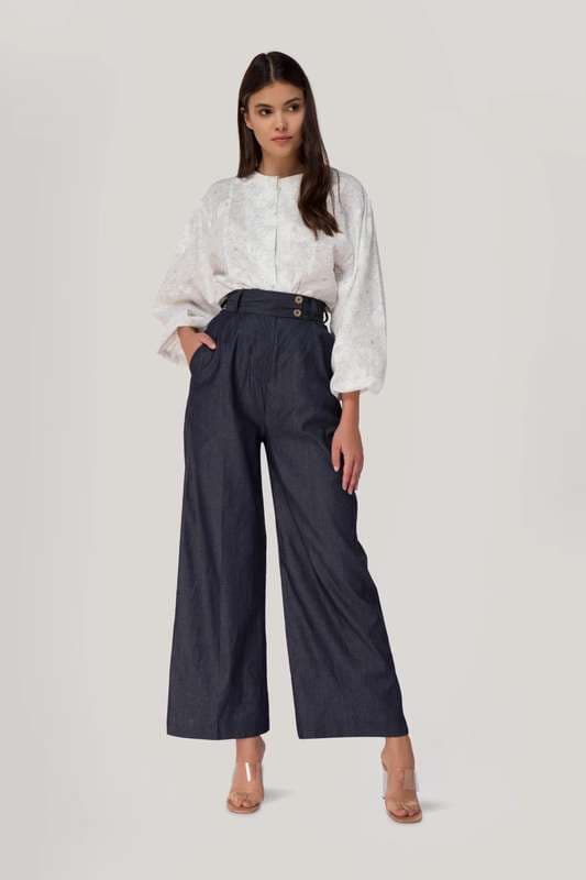 Women Button Trouser