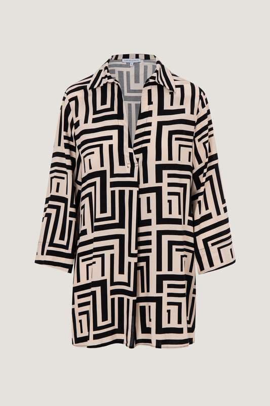Women Marai Geo Blouse