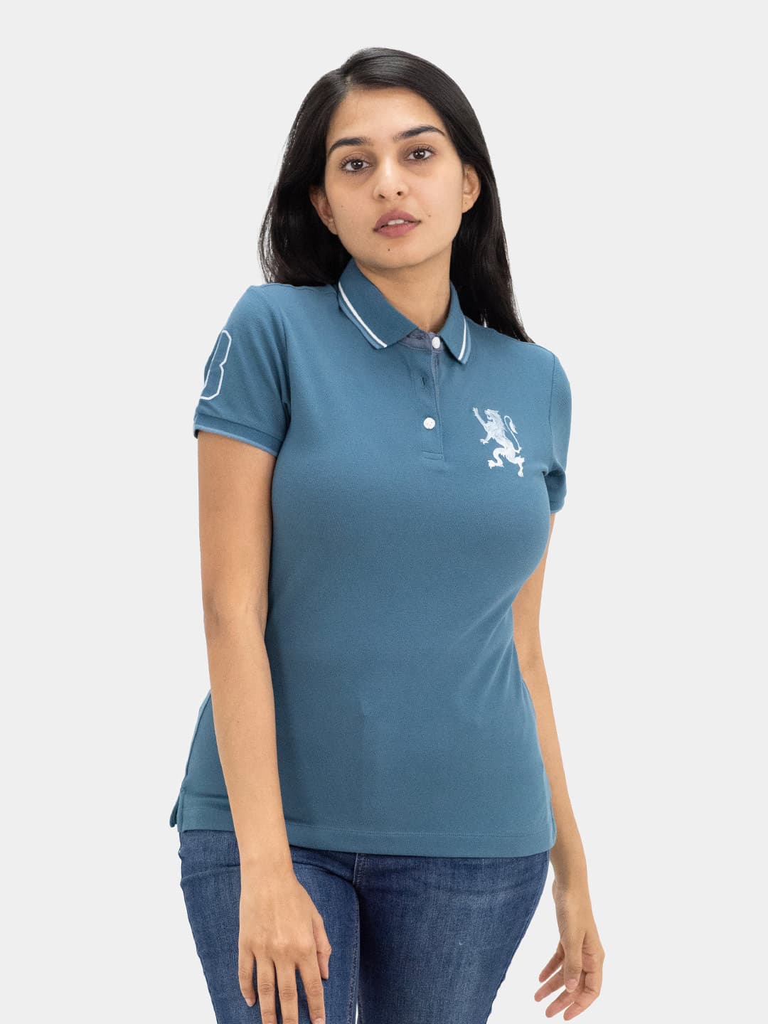 Women"s 3D Lion Polo
