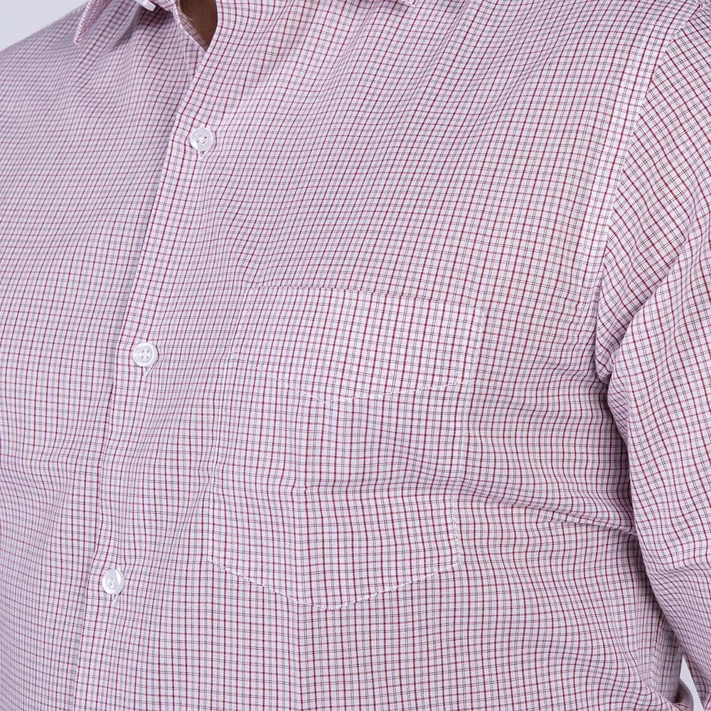 MENS SHIRT-XXL-Melange Signature Red