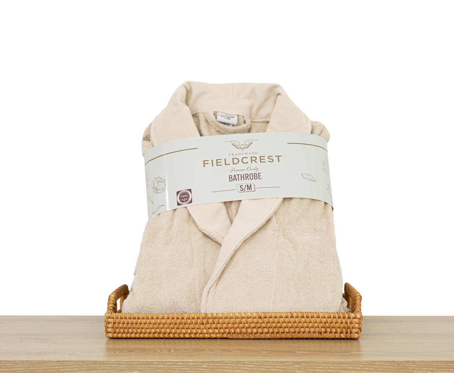 PLAIN BATHROBE TERRY 400GSM S/M BEIGE