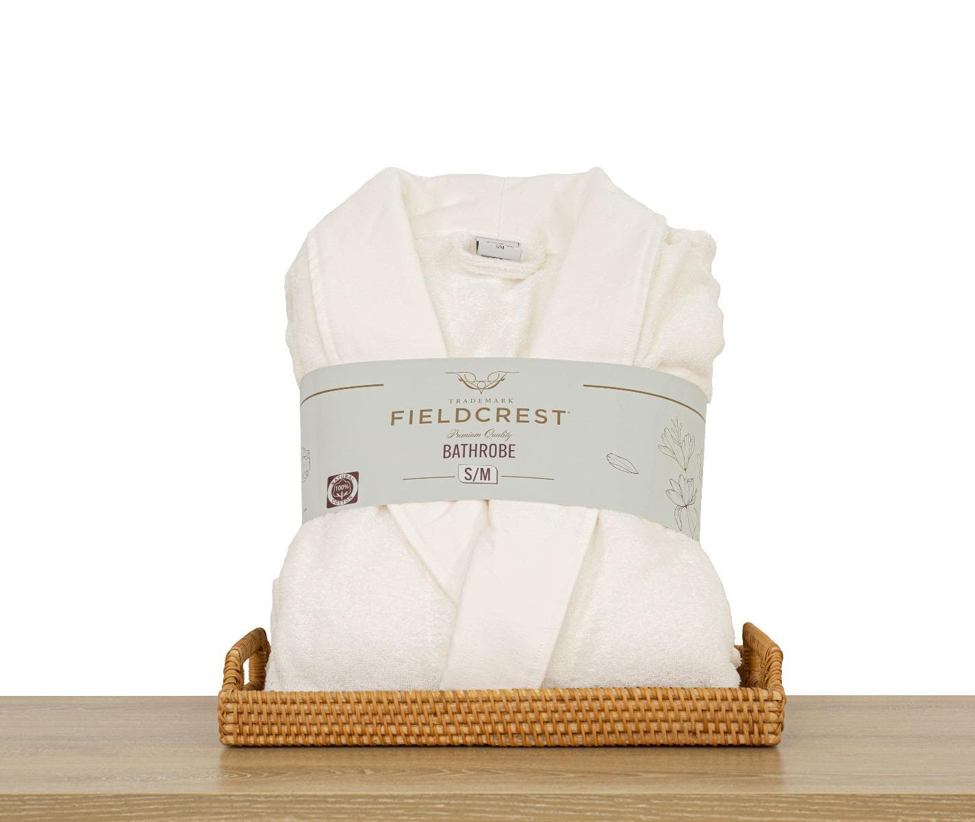 PLAIN BATHROBE TERRY 400GSM S/M WHITE