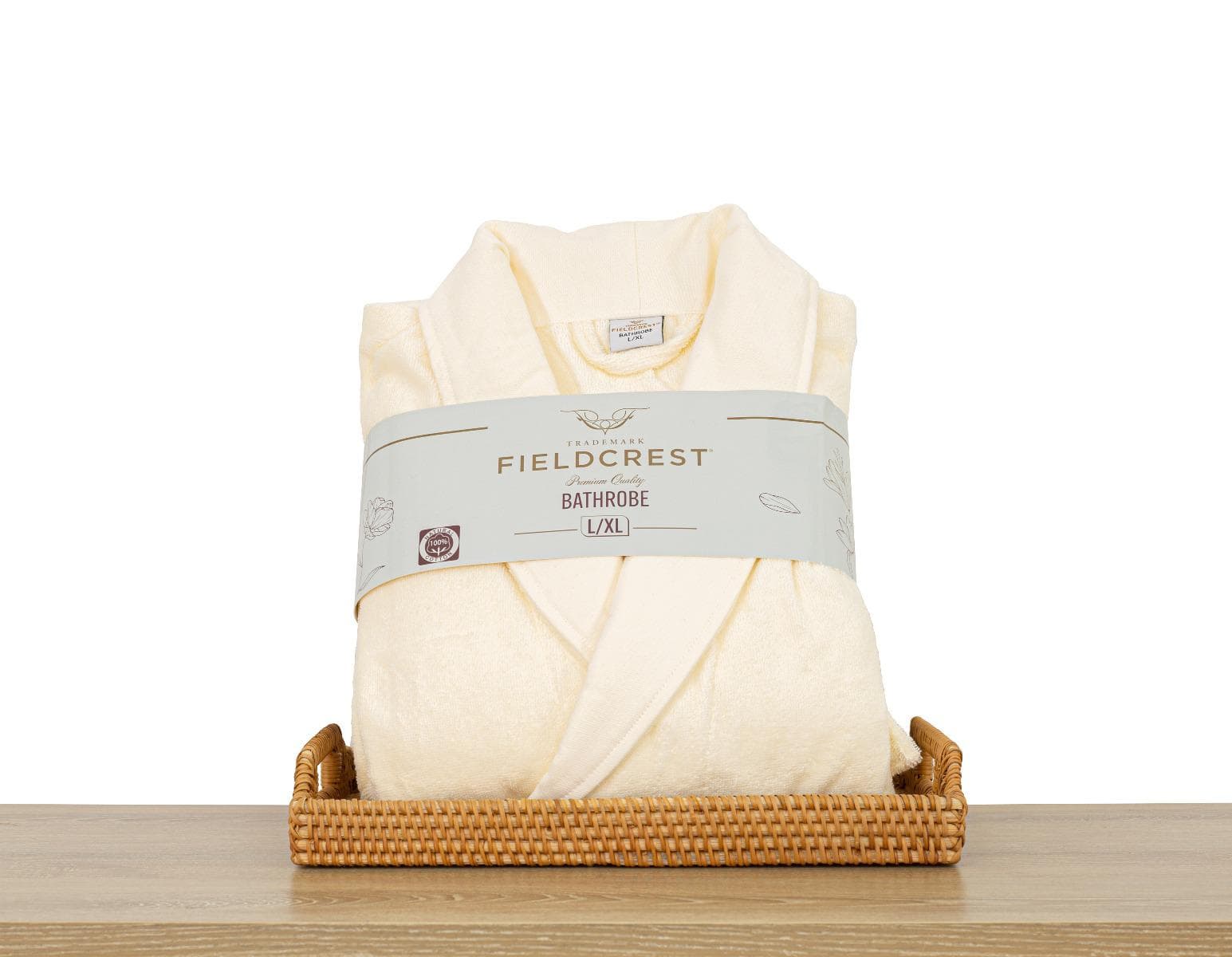 PLAIN BATHROBE TERRY 400GSM L/XL IVORY