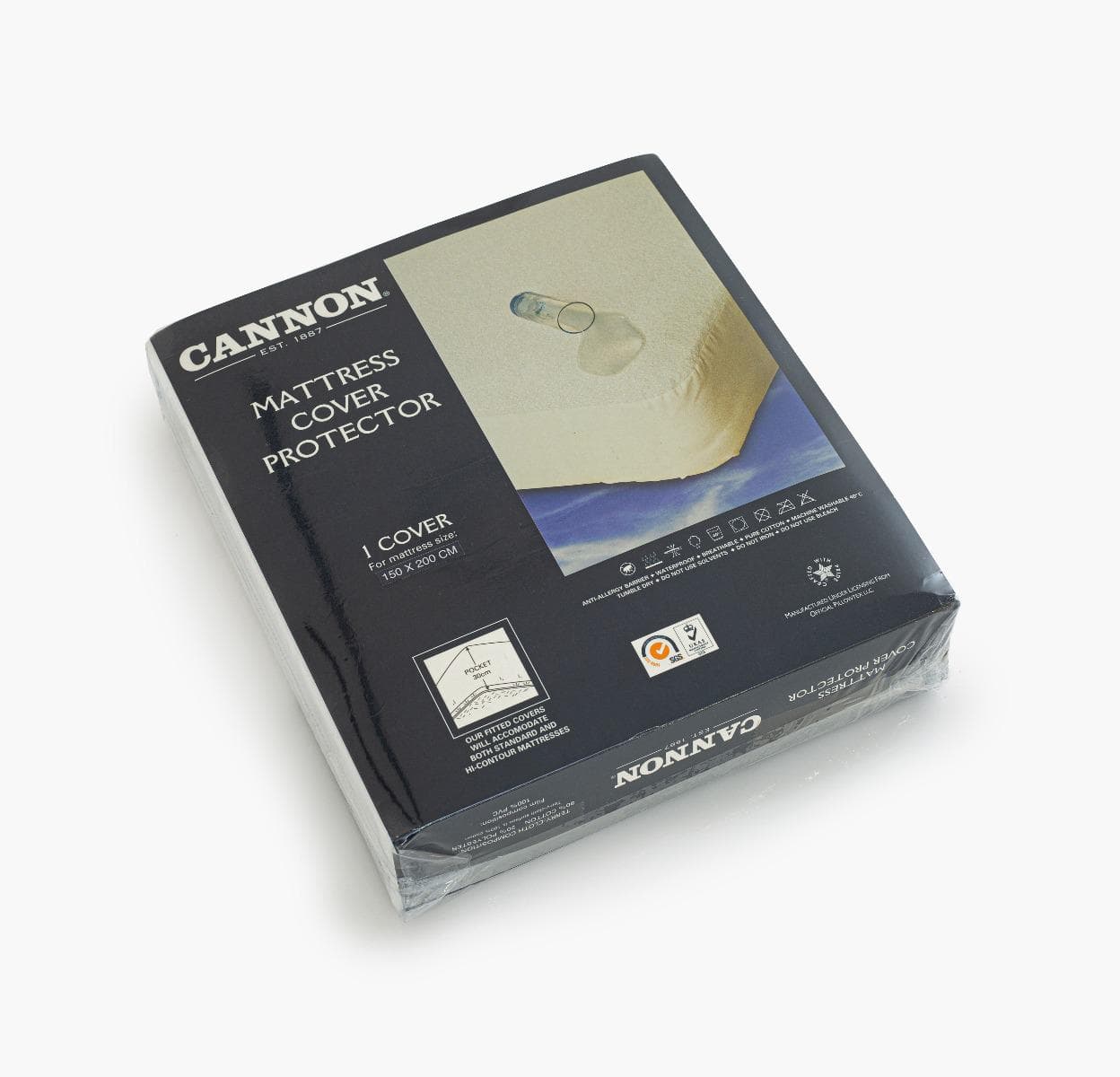 MATTRESS COVER PVC QUEEN 150X200