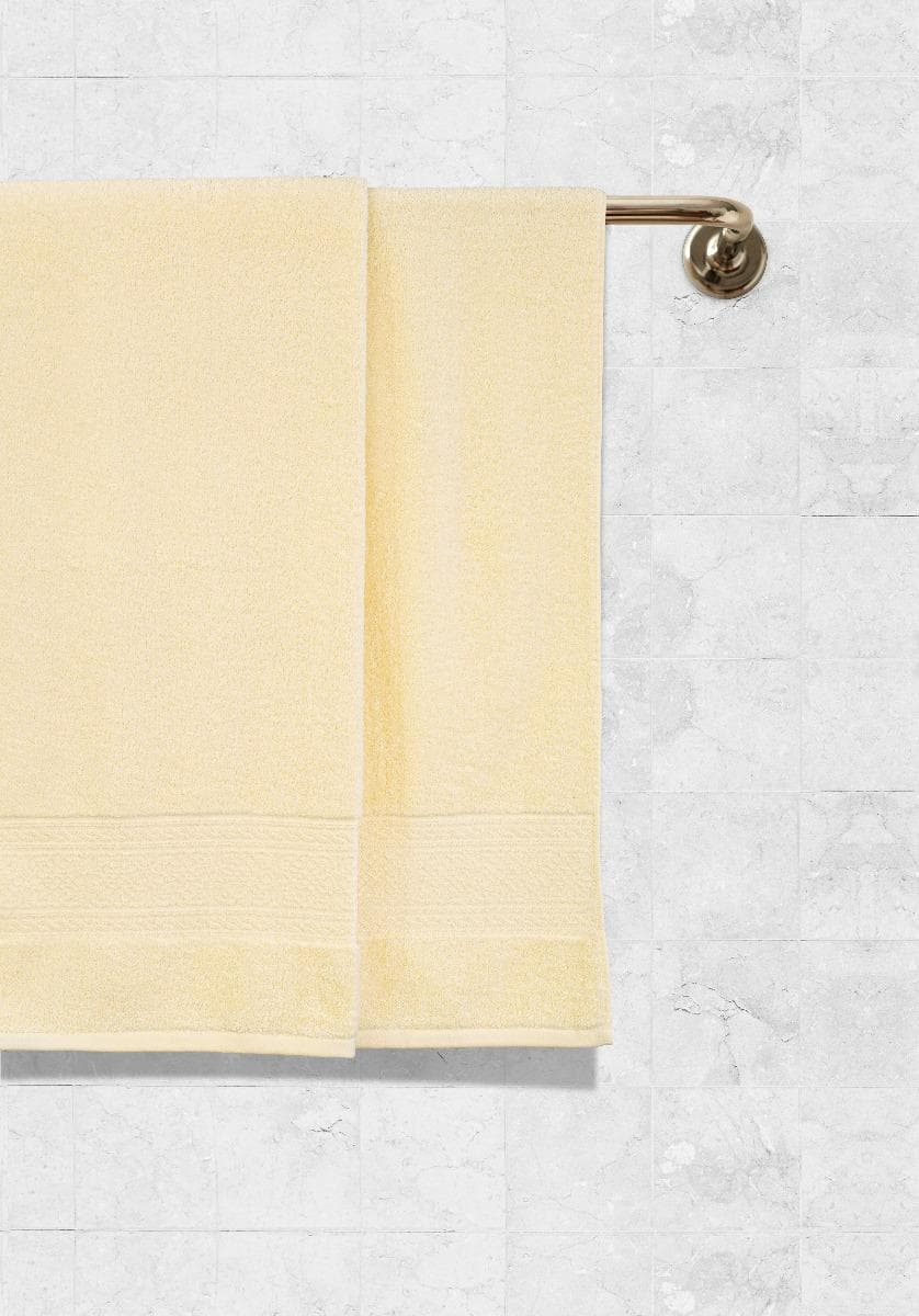 ARABESQUE BATH SHEET 81X163CM IVORY