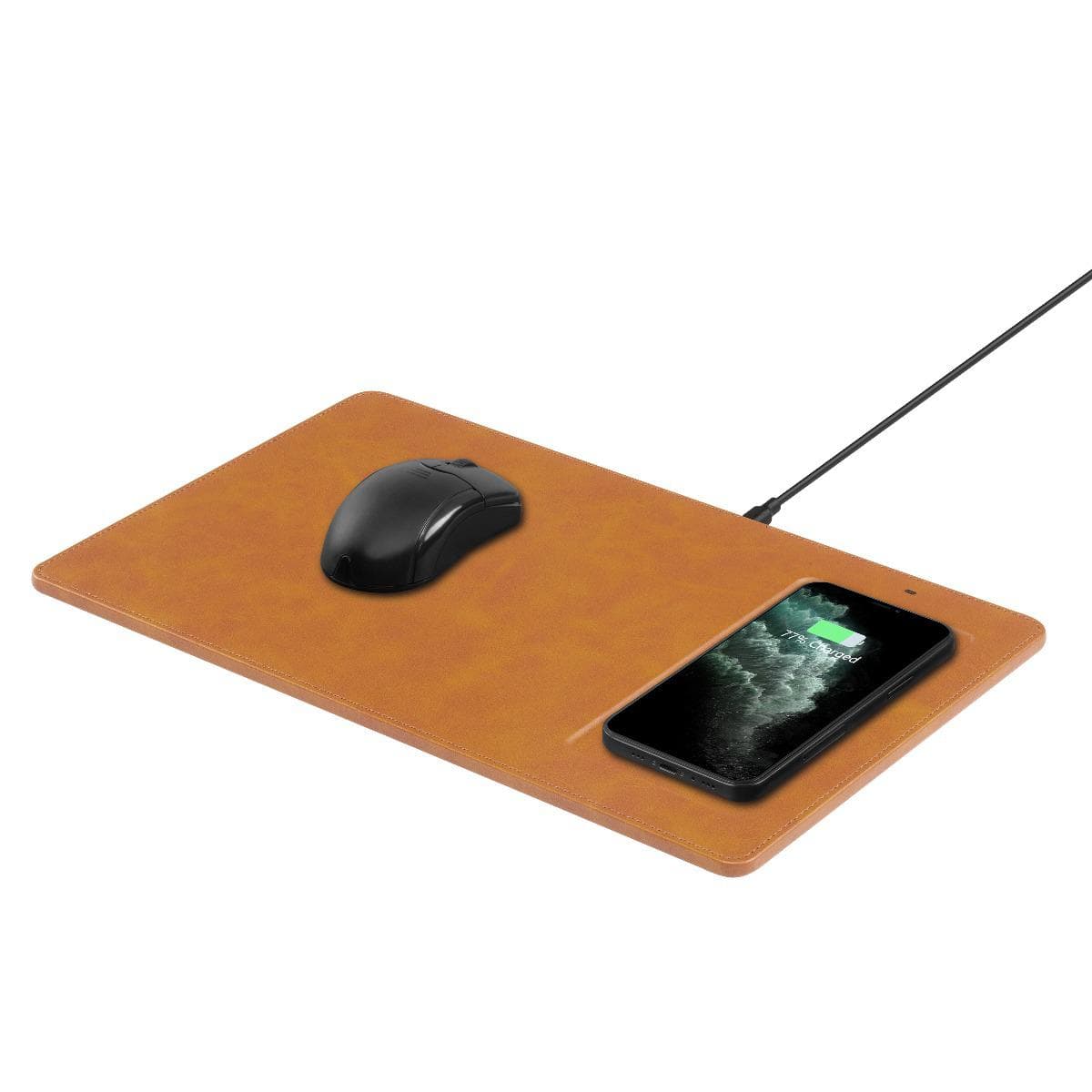 Powerology Rolled Up Qi Wireless Charging Mouse Pad 15W