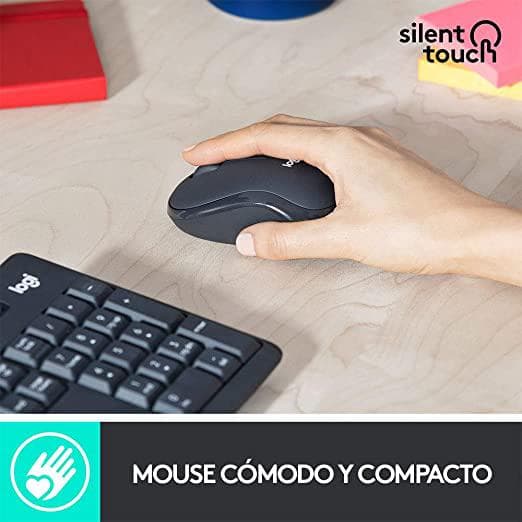 MK295 Silent Wireless Combo - Black