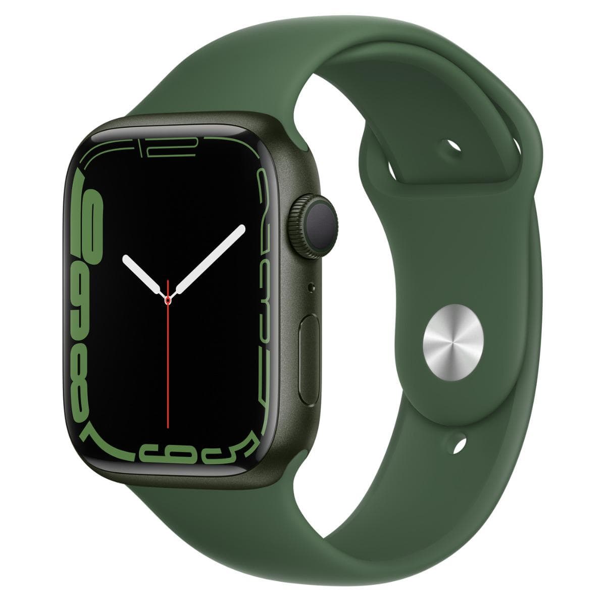 Apple Watch Series 7 (GPS, 45mm) - Green Aluminium Case, Clover Sport Band