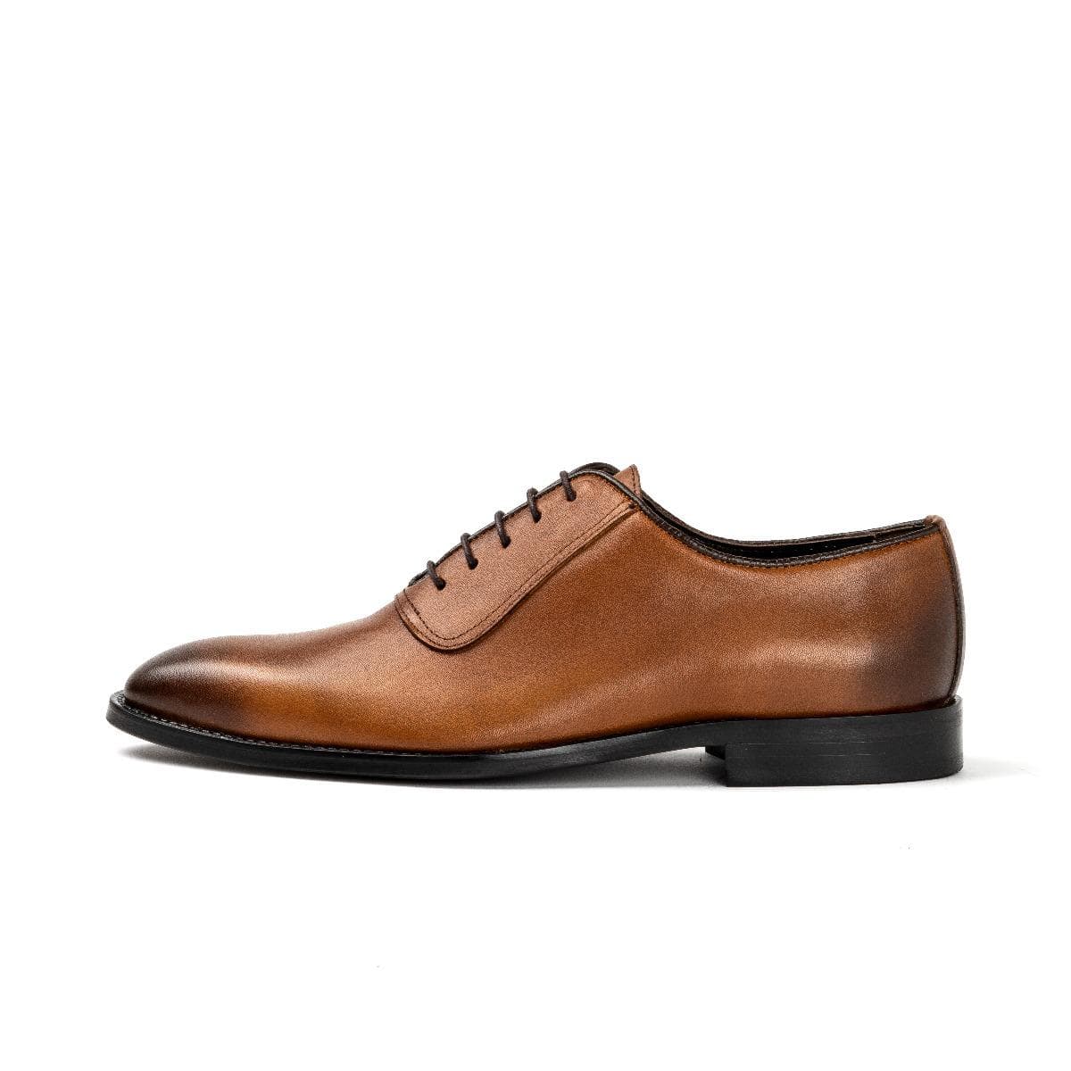 Men"s Classic Shoes- Brown Antique-39