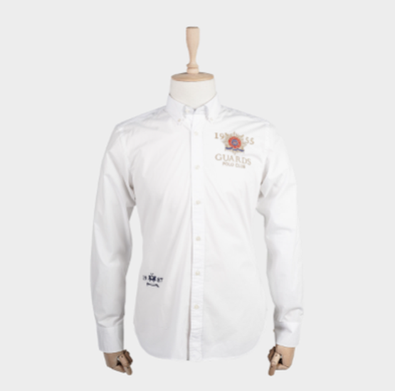 Men"s long-sleeved shirt in regular fit stretch cotton - Volker