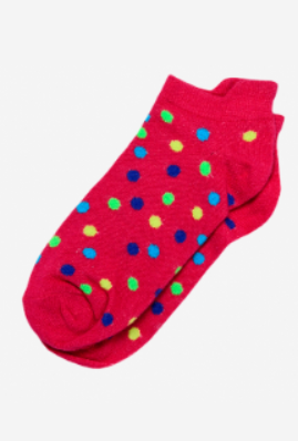 Women"s 8509 Short Sock Fuchsia Free Size