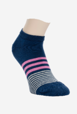 Women"s Patterned Short Sock One Size