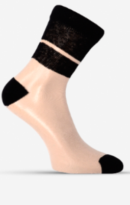 Women Printed Ankle High Black