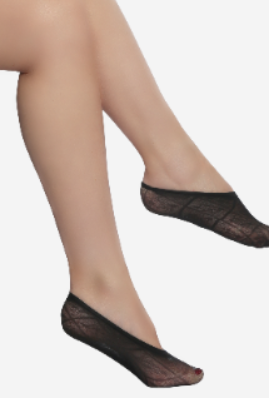 Wome"s Ebony Liner Sock Black L/XL